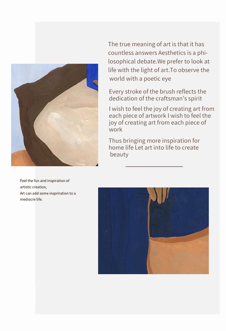 Mo Landi Log Wind Pure Hand-painted Oil Painting Living Room Porch Decorative Painting Abstract Art Hanging Painting - FanOilPainting