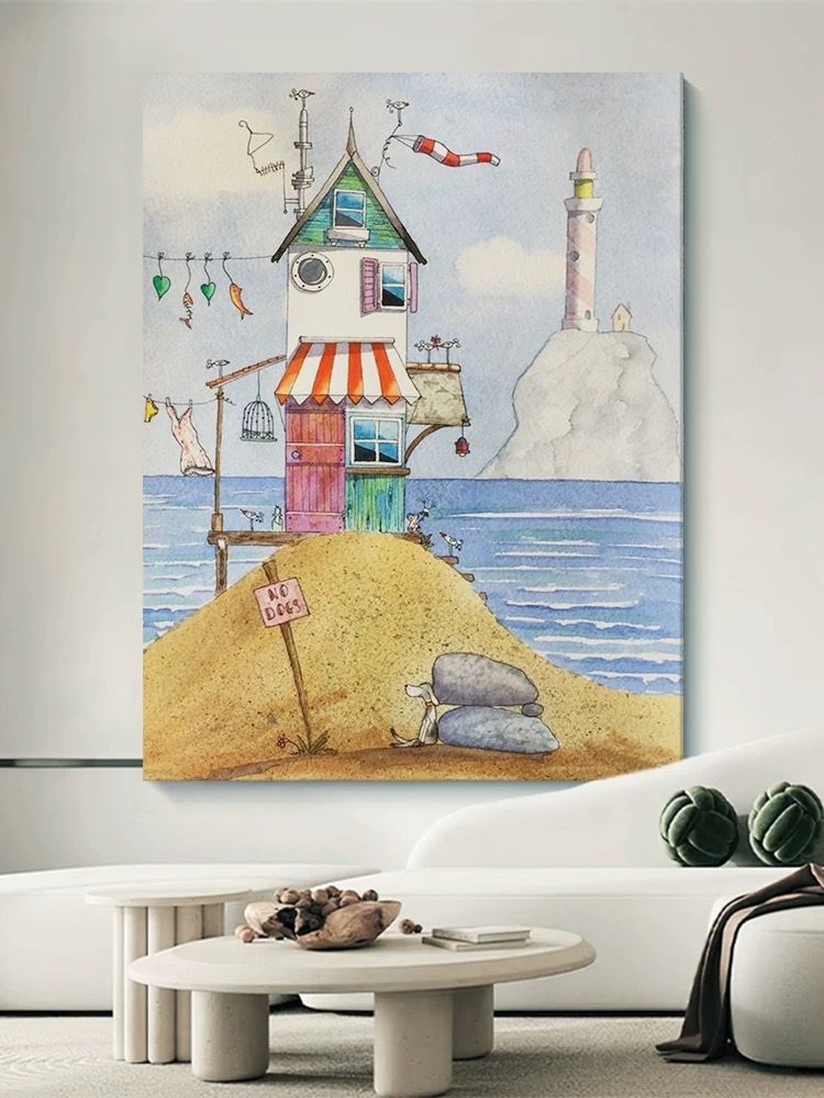 1. Art Hand-painted Oil Painting Living Room Matisse Green Hanging Painting