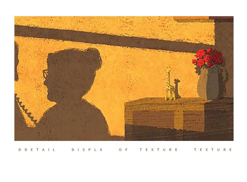 Warm Light And Shadow Hand-painted Oil Painting Bedroom Decoration Painting Living Room Restaurant Art Painting - FanOilPainting