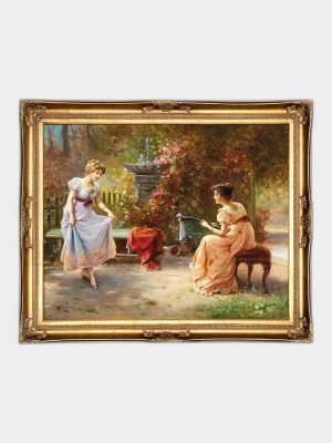 Hans Chazka’s World Famous Oil Painting European Court Classic Figures Guest Dining Room Bedroom Hand-Painted - FanOilPainting