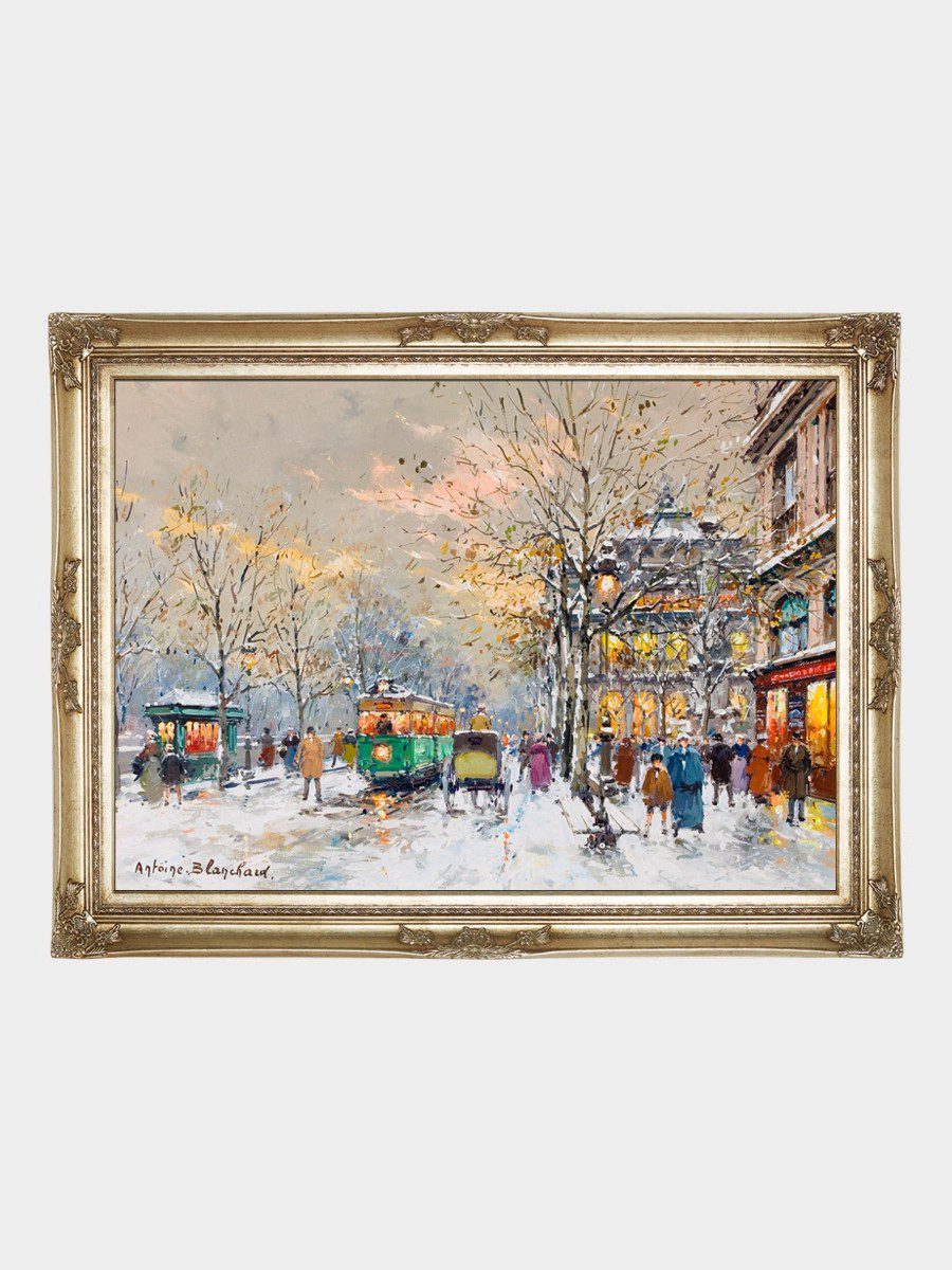 World Famous Oil Paintings Light Luxury European Style Hand-painted Paris Street Scenery - FanOilPainting