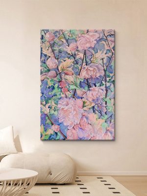 Iris Pure Hand-painted Oil Painting Flower Decorative Painting Living Room Porch Acrylic Three-dimensional Texture Painting - FanOilPainting