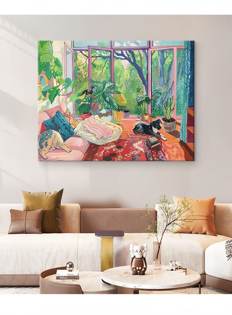 The style of Fauvist hand-painted oil paintings - FanOilPainting