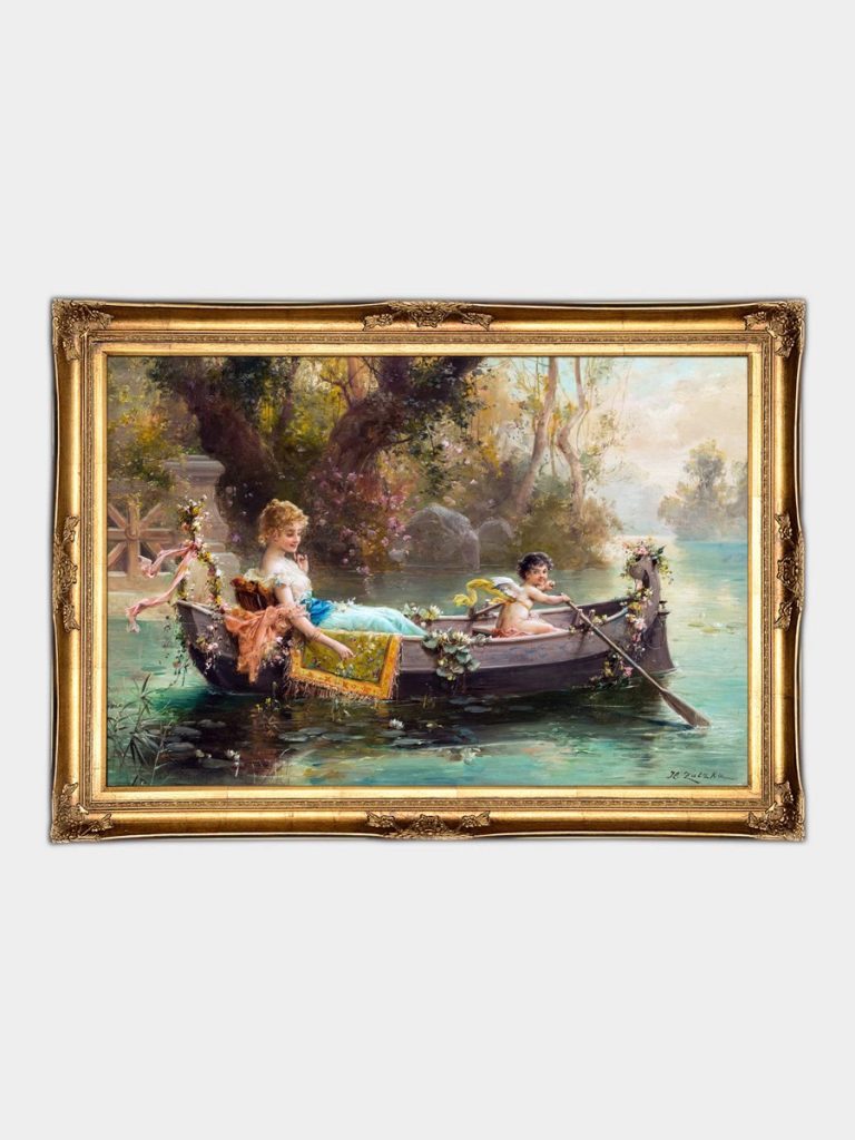 Hand-painted oil paintings depicting the image of an elderly person - FanOilPainting